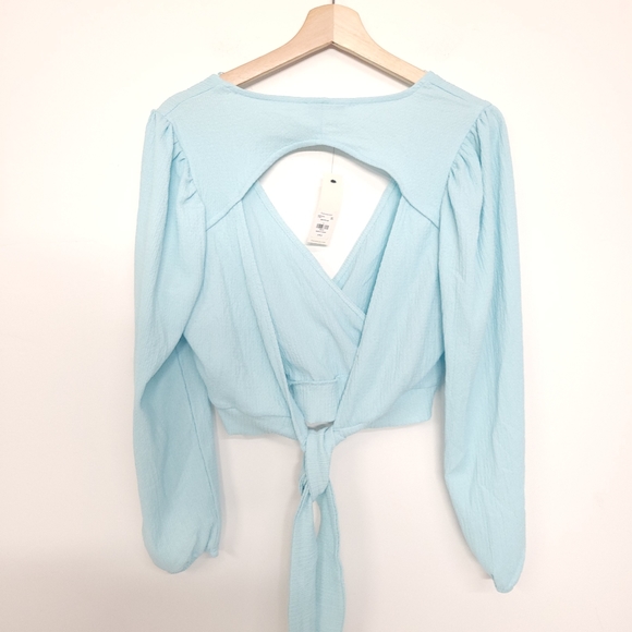 NWT Glo fashion London  Francescas Crop  Open Back Top Large - Picture 5 of 12